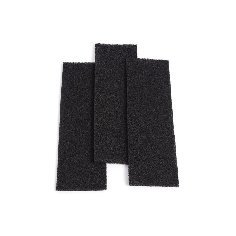 SMELLRID Reusable Activated Carbon Vent Filter: (3) 4"x14" Filters -