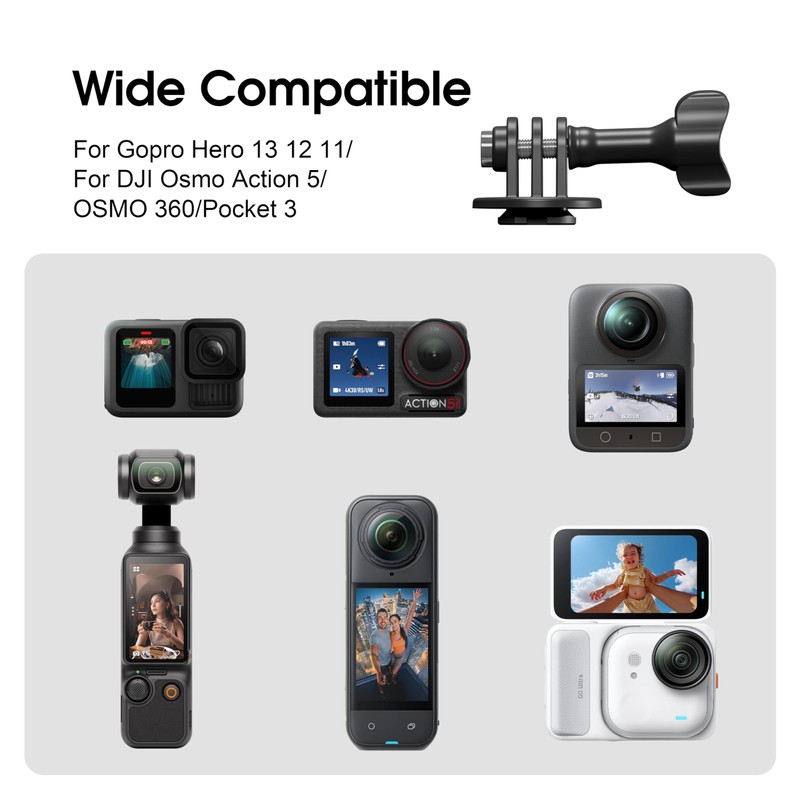 Selfie Stick Holster Backpack Strap Clip Mount for Insta 360