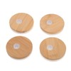 Sosoport 4pcs Mason Jar Lids Jars Food Containers with Lids