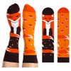 Nanushki Unisex Funny Crazy Motif Socks FireFox Fox, Firefox