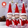 The TWIDDLERS 3 Sitting Gnome Figures for Christmas Made of