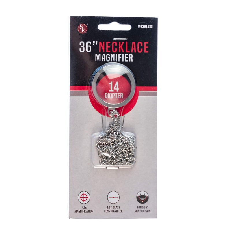 SE 36” Necklace Magnifier with 14 Diopter - MG2011SS