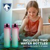 Survivor Filter 1L Sports Water Bottle with Time Markings -