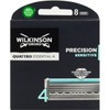 Wilkinson Quattro Titanium Sensitive 8 Heads + 20 Potassium Haemostatic