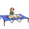 FIOCCO Elevated Dog Bed - Dog Cot with Chew Proof