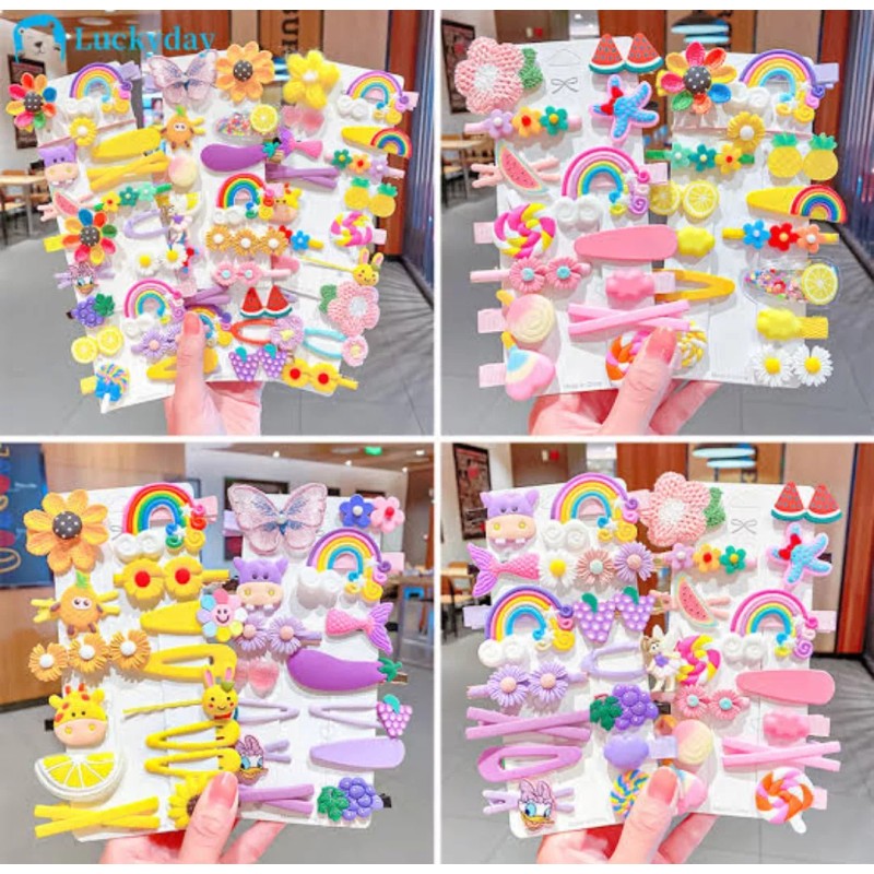 Kawaii Set De 14 Pasadores Para Cabello Kawaii Para Niñas