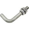Mizumoto Stainless Steel L Bolt Hook Wire Diameter 0.2 inch