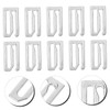 WOONEKY Barber Cape Hooks Replacement Metal Apron Clip for Haircut