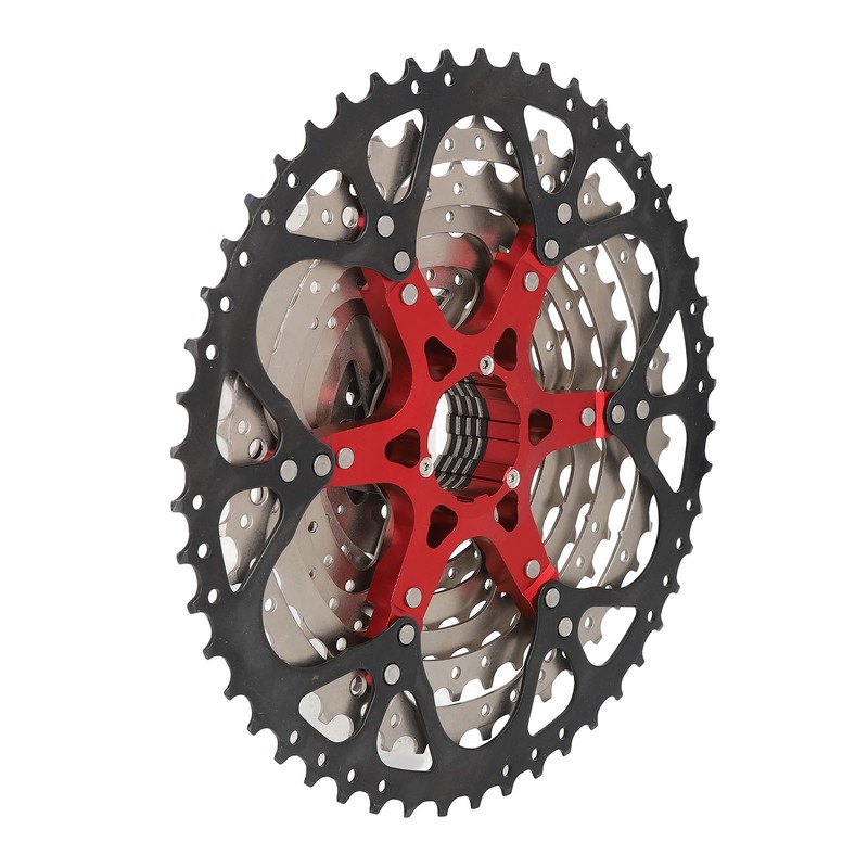 10 Speed Cassette Flywheel Aluminum Alloy 12‑50T Hollow Design Silent