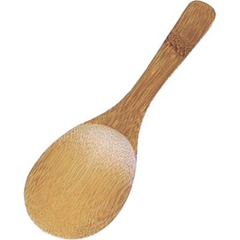 Alphax 907510 Spoon, Bamboo 7.9 x 2.6 inches (20 x 6.5 cm), Carbonized Bamboo Rice Ladle