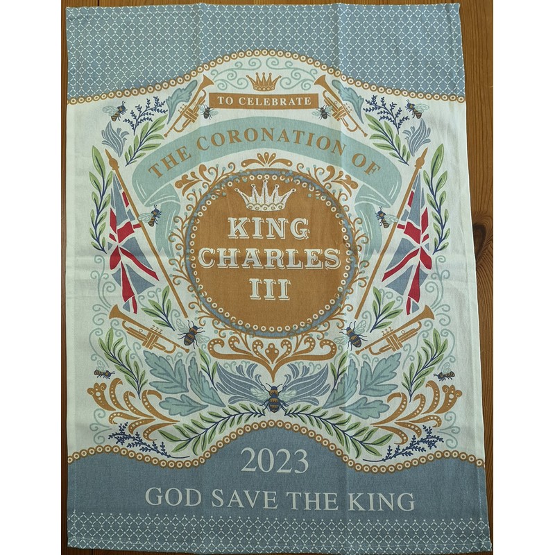 Ulster Weavers King Charles III Coronation 100% Cotton Tea Towel