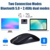 NORMIA RITA Foldable Arc Wireless Mouse Silent Click Bluetooth 5.0