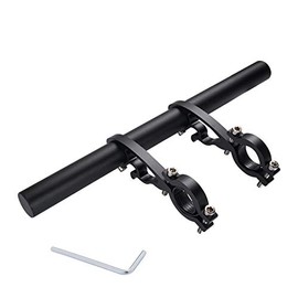 Yizhet Bike Handlebar Extender, 25cm / 9.84" Handlebar Extension Bracket Aluminum Alloy Bicycle Handlebar Extender Bracket Bar for Clamp Speedometer, GPS, Lamp, Flashlight, Phone Mount Holder