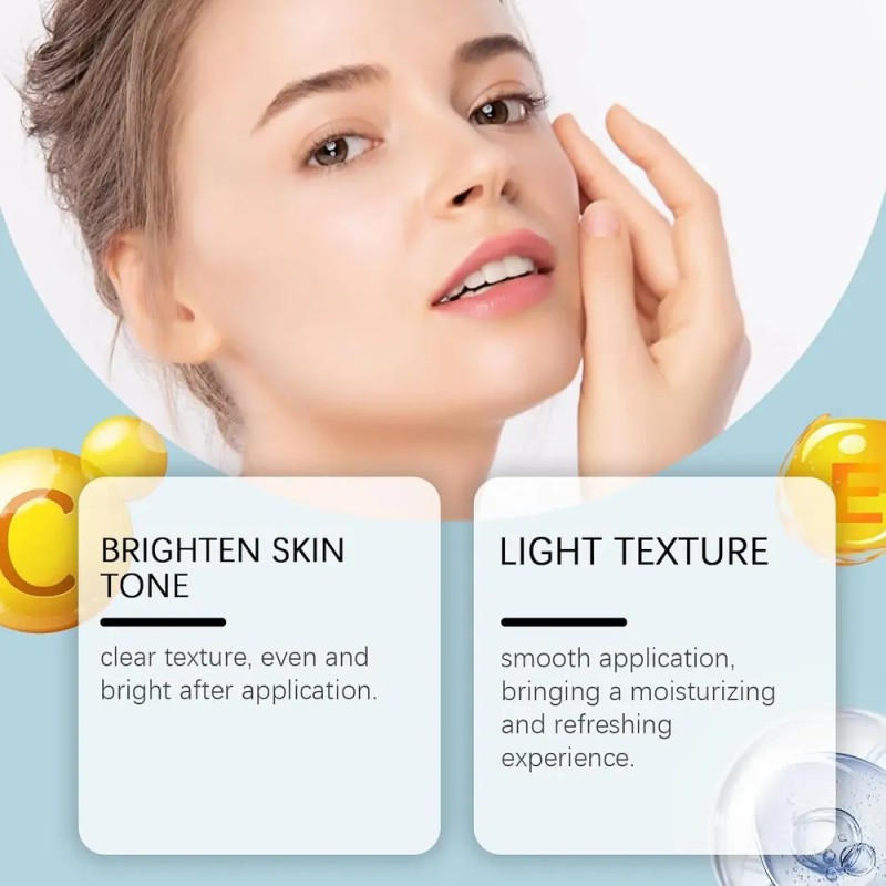 Sérum Facial Con Vitamina C, Suero De Hidratación Multiprofu