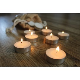 Unfragranced White Tea Lights 20pk