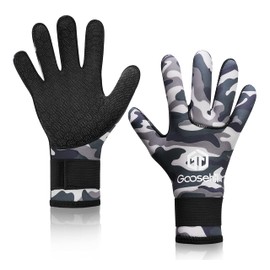 Goosehill Neoprene Gloves 3mm Wetsuit Gloves, Thermal Diving Gloves with Non-slip Particles Suitable for Scuba Men Women Diving, Snorkeling, Swimming, Paddle board, Surfing and Kayaking