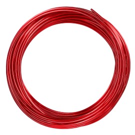 Mumbi 30766 Craft Wire, 10 m, 2 mm Thick, Red, 10 m
