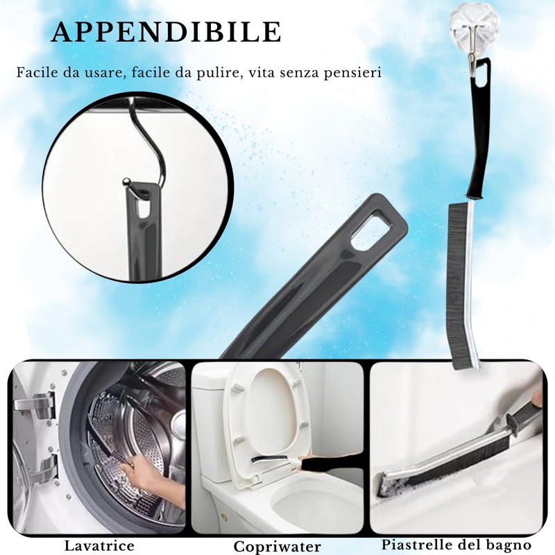 MORELOW Gap Cleaning Brush Set of 3, High Quality Multifunctional