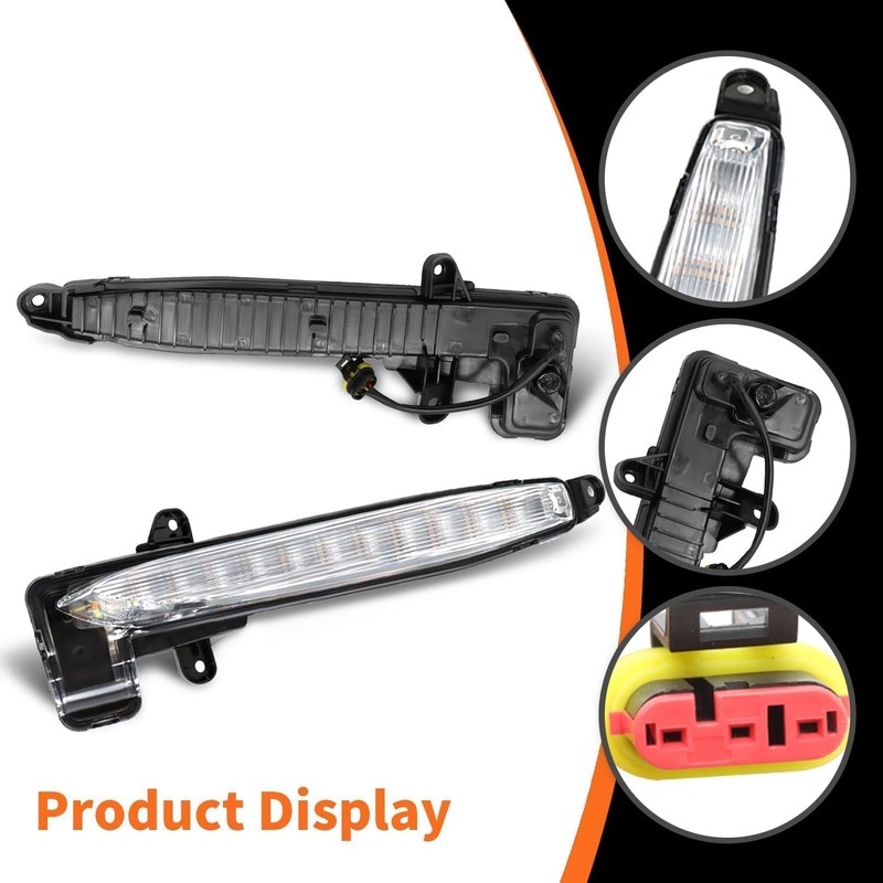 Aspaton Turn Signal Fog Light Assembly Compatible with Corolla SE