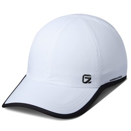 GADIEMKENSD Sport Caps Running Hat Golf Hats Mens Baseball Cap Quick Dry Lightweight Breathable Trucker Hat Outdoor Hiking Run A Go Dad Soft Unstructured Breezy Coll Thin Mesh Hat for Men Women White