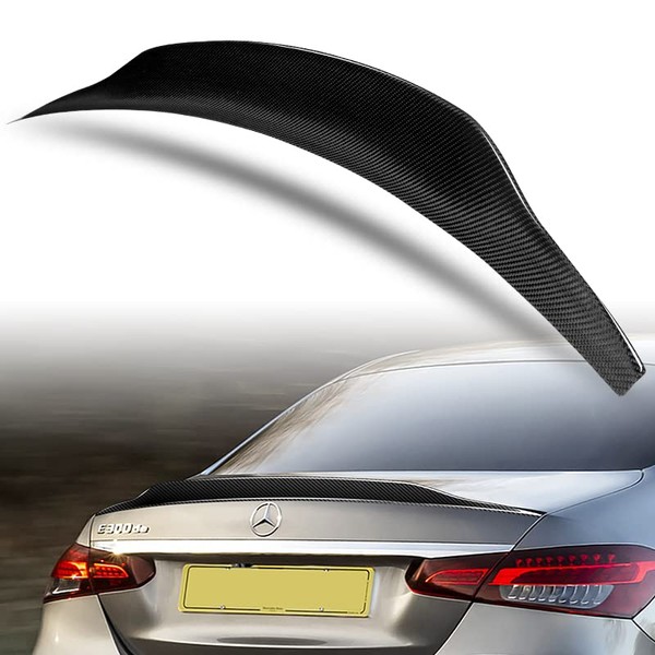 HYPERSPEED Real Carbon Fiber Trunk Spoiler Wing Lip kit Rear