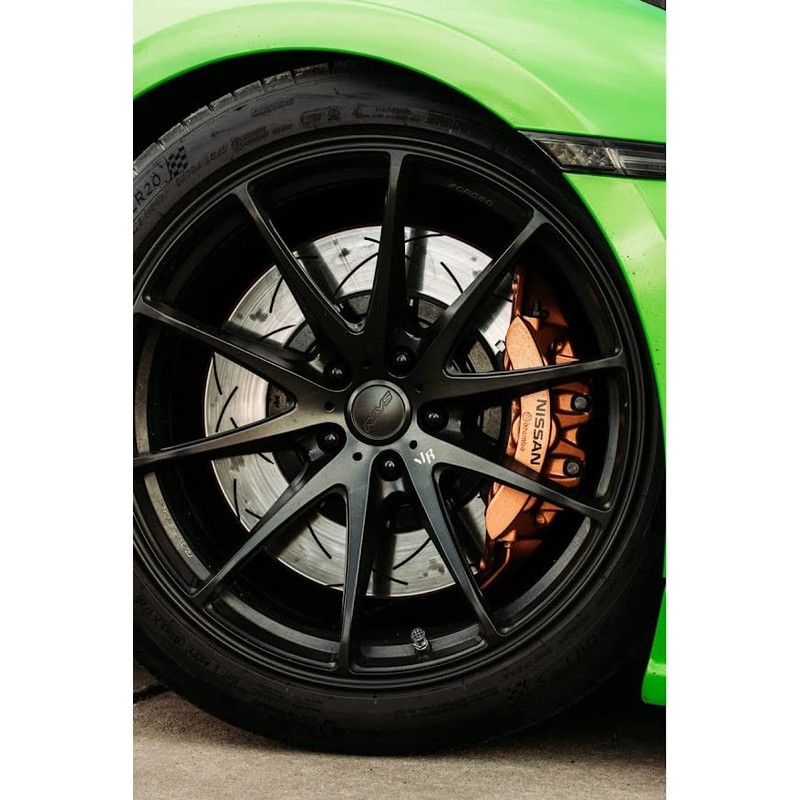 Roost Aluminum Tire Valve Cap Tire Wheel Rim Air Valve