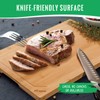 Hiware Extra Large Bamboo Cutting Board for Kitchen, Heavy Duty