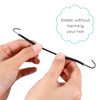 Frcolor Black Hair Hook Ponytail Holder with Hooks Hook Hair