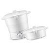 Small Electric Hot Pot Multifunctional Compact Folding Rapid Noodles Cooker