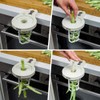 Spargelschäler mit 6 Präzisionsklingen,Spargelschäler Hobel,Gemüse Asparagus Peeler Spargelschälmaschine,Schraubzwinge & Stößel,