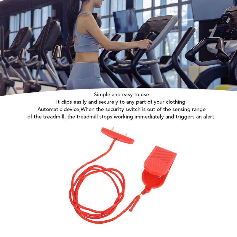 WQAPVHBG Treadmill Magnet Safety Key, Double Insert Treadmill Safety Key