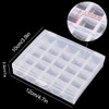 25 Slots Empty Bobbins Spools Box Organizer Sewing Craft Plastic
