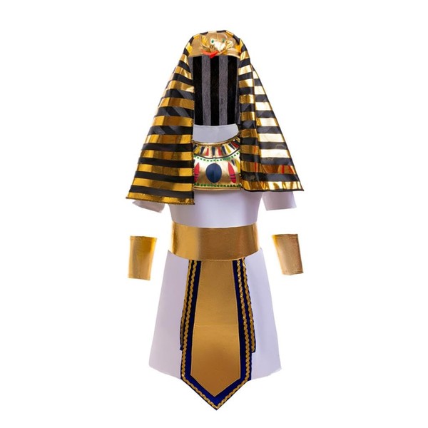 Lito Angels Egyptian Pharaoh Costume Fancy Dress Up Outfits Set