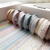YUBX 20 Rolls Thin Washi Tape Set, Masking Tape, Antique