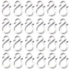 ZIOJOVK 24PCS 1.7Inch Clear Plastic Punch Bowl Cup S Hooks