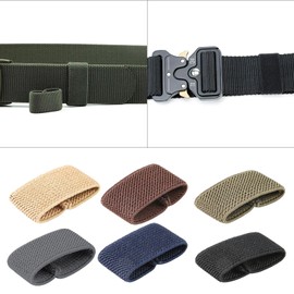 SELiLe Pack of 10 Elastic Belt Holder Nylon Belt Backpack Strap Holder Band Tactical Belt Holder Band Nylon Belt Holder Belt Holder