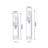 erioctry 5 ml Airless Pump Bottle-Empty Refillable Airless Vacuum Pump
