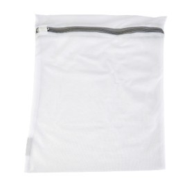 Laundry 360 Large Mesh Wash Bag | Laundry | Washing Machine | Zipper Closure | Prevents Pulling and Tearing | Clothes | Garments | Delicates | Socks | White