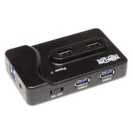Tripp Lite U360412 6-Port USB 3.0 SuperSpeed Charging Hub, Black