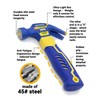 Wisechain 8 oz Professional Small Claw Hammer 45# Steel –