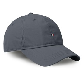 CLAPE Quick Dry Baseball Cap for Men, Water-Resistant Lightweight Breathable Women Running Hat for Outdoor Sport, Grey