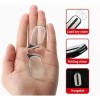 Unbranded Mini Nose Clip On Portable Reading Glasses Rimless Key