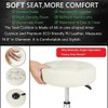 McDooFly Adjustable Heavy Duty Stool - Rolling Stools with Locking