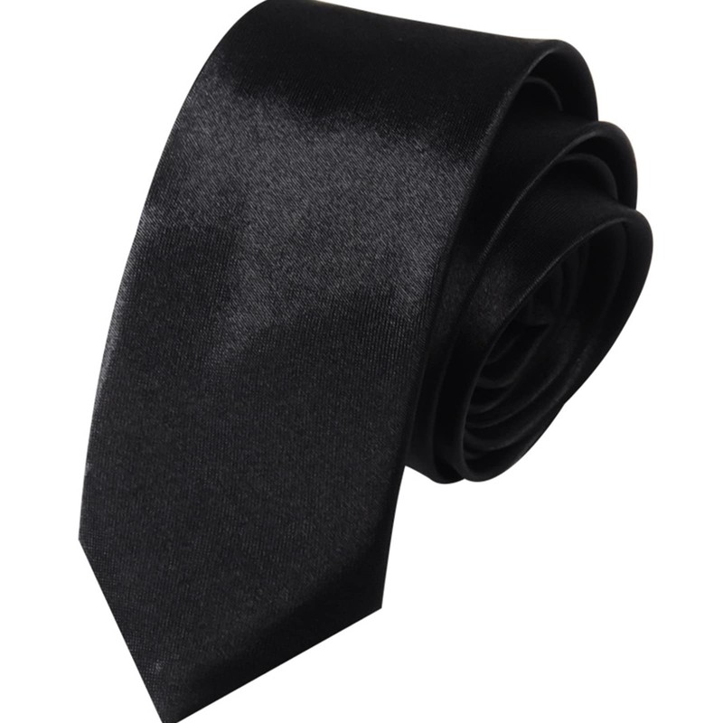 LUJIYY Women Skinny Scarf Long Necktie JK Uniform Tie Skinny