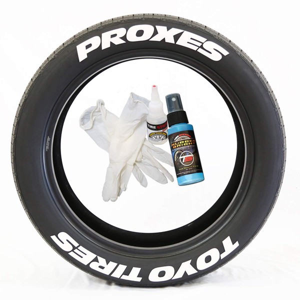 Tire Stickers Toyo Tires Proxes - Permanent DIY Glue On