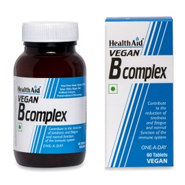 HealthAid Vegan B-Complex Tablets - (Pack of 60 Tablets)