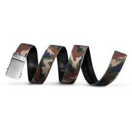Mission Belt Men's Ratchet Belt - 40mm Steel Buckle/Camo Nylon Strap, Large (Up to 38")