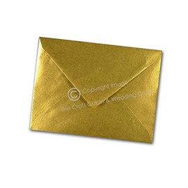 x50 C6/A6 Gold Metalic Pearl Quality Envelopes