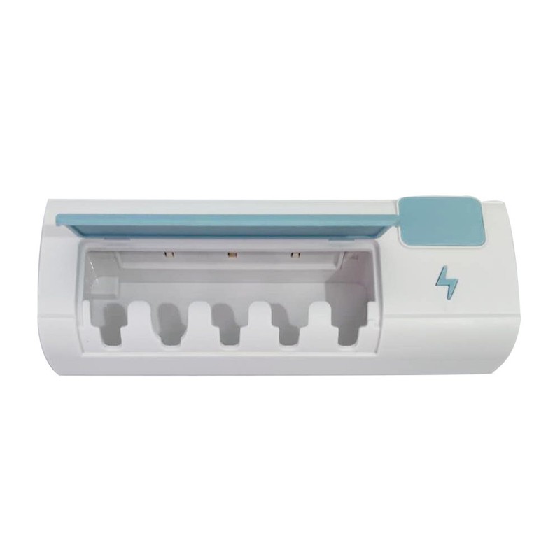 UV Toothbrush Sanitizer Toothbrush Holder Wall Mounted with Sterilizer and