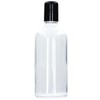 LJJCSFF 100ml Big Roller Ball Bottle Clear Glass Roller Bottles